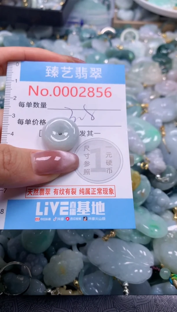 翡翠未镶嵌颈饰2856