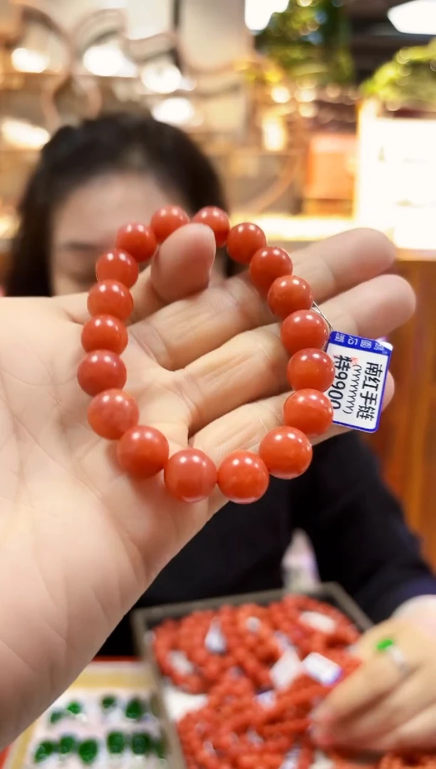 颈饰未镶嵌南红玛瑙手链11