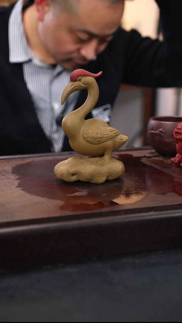 紫砂茶宠紫砂鸿运当头