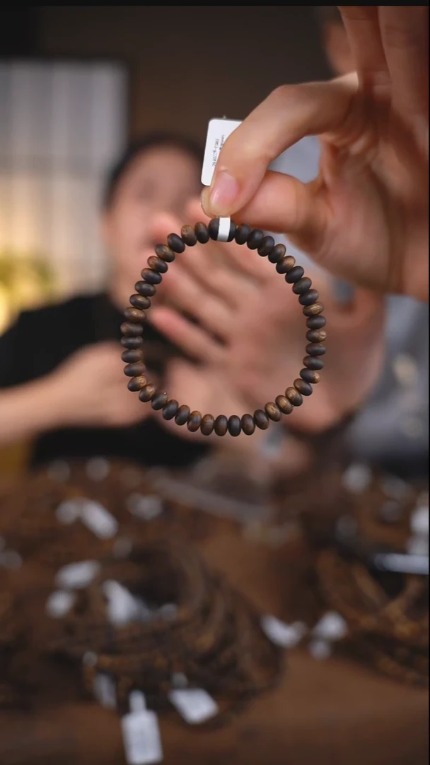 手串沉香L***·6mm单圈算盘99沉
