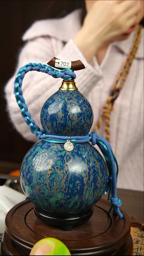 703号600ml左右非遗大漆酒葫芦