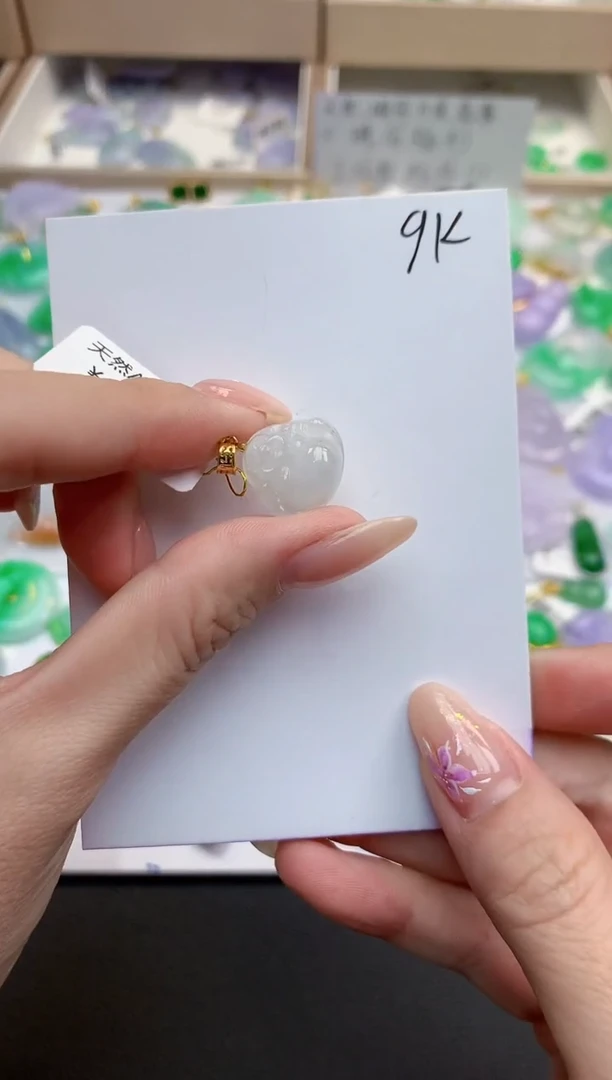 颈饰未镶嵌翡翠天然缅甸A货翡翠