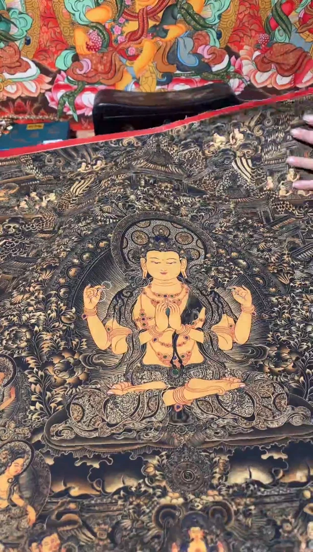 卷轴画东东唐卡tk16