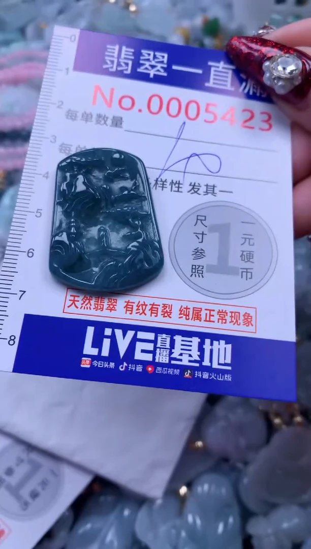 吊坠(不含链)未镶嵌翡翠5423