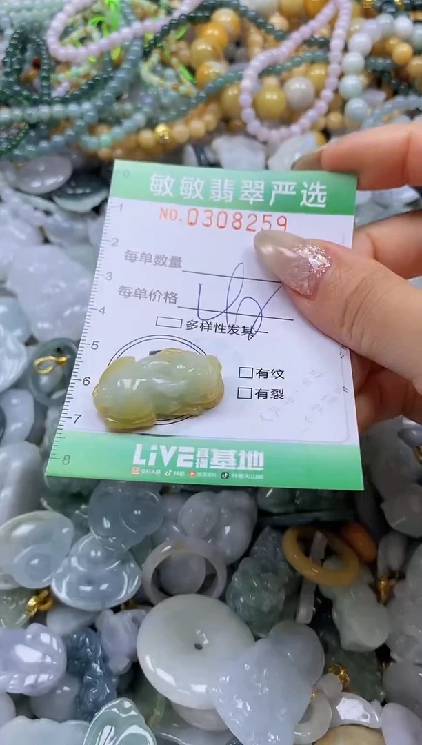 翡翠未镶嵌颈饰闪购0308259