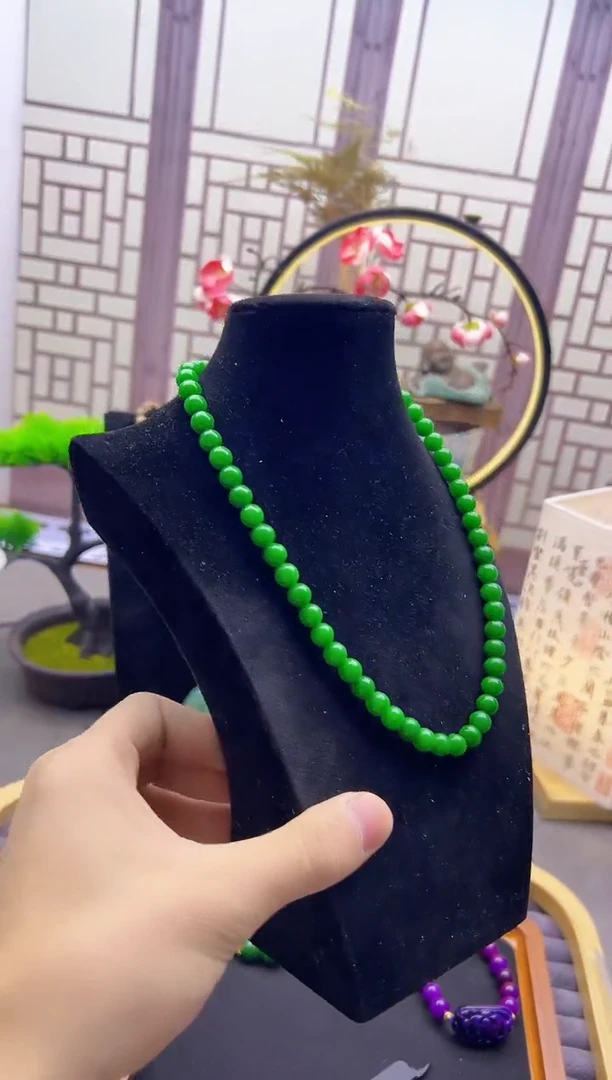 【闪购商品】翡翠颈饰银S925镶嵌X242