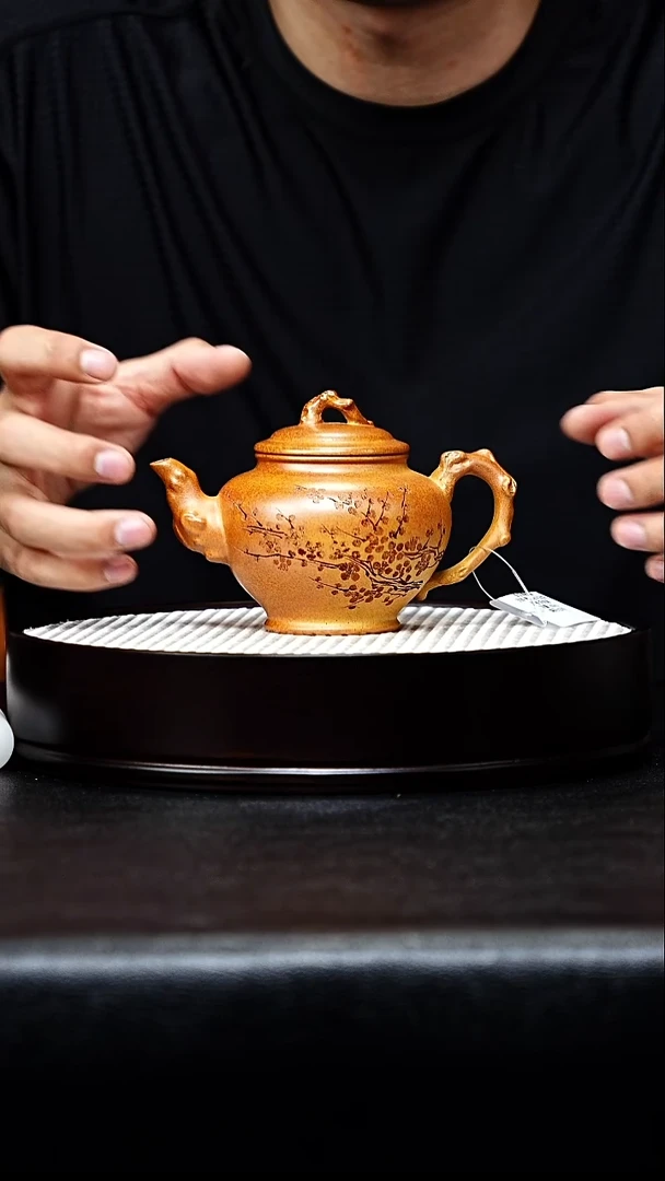 茶壶紫砂报春手工紫砂壶