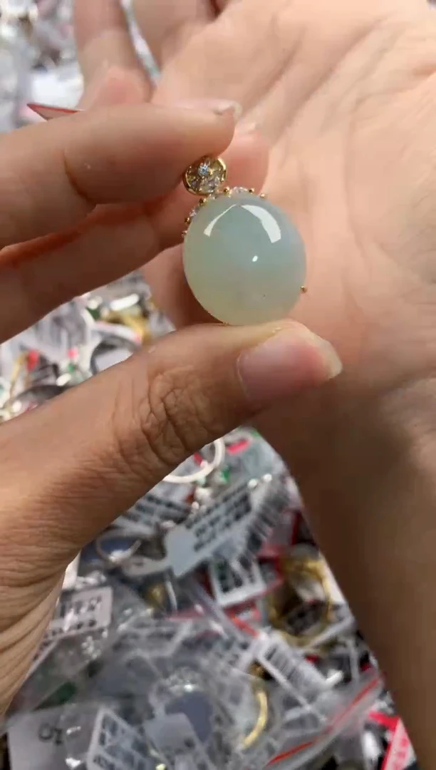 银S925镶嵌戒指翡翠222    4