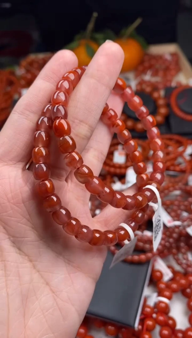 【闪购商品】南红玛瑙珠宝奇石未镶嵌7随机多样性/一条