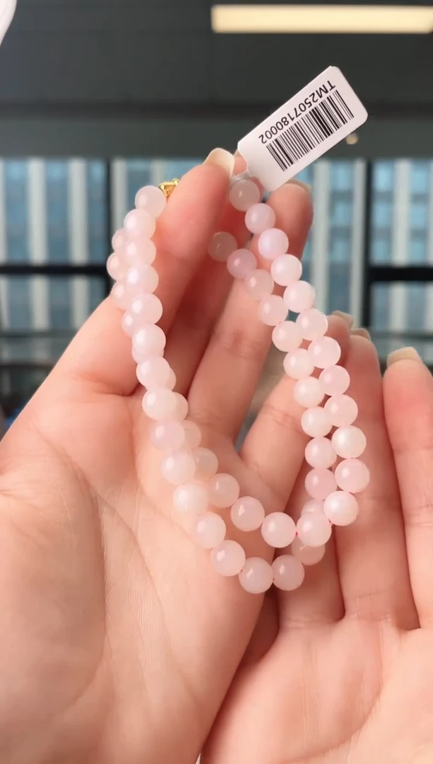 未镶嵌手串和田玉珠链 无