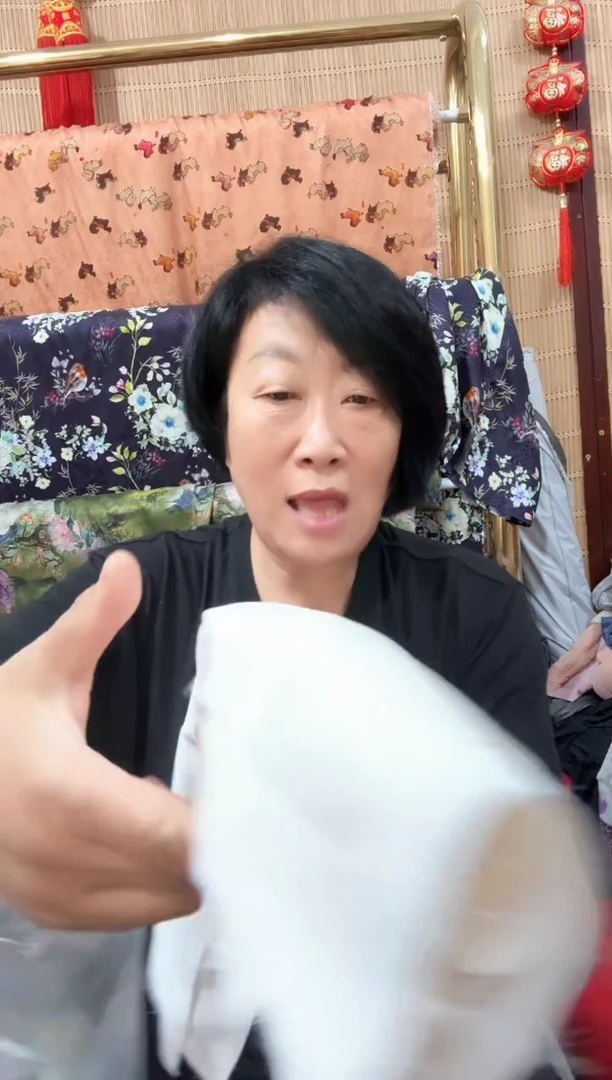 花苞裤裁片一条白色大码