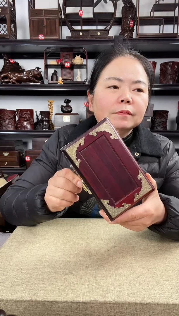 木长方盒老李红木工艺品