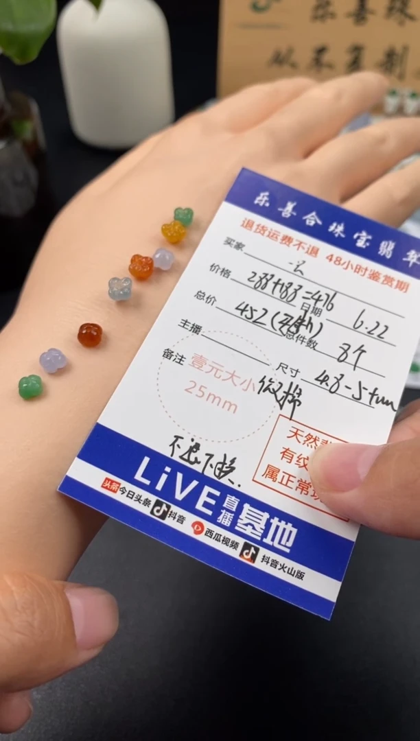 翡翠未镶嵌颈饰一***虫翡翠冰种裸石