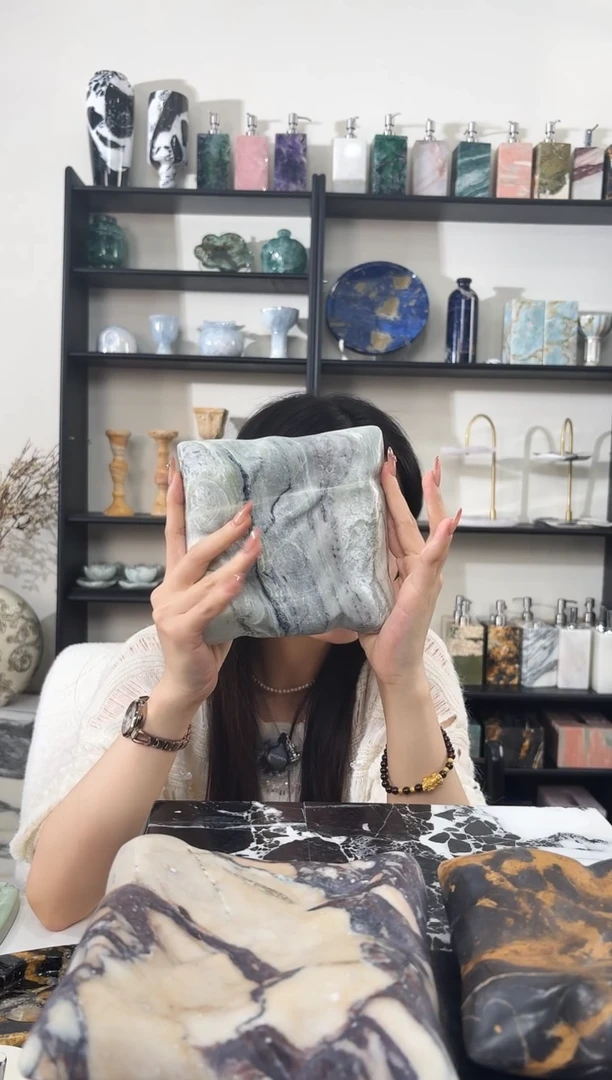 石材暮光之城枕头烛台