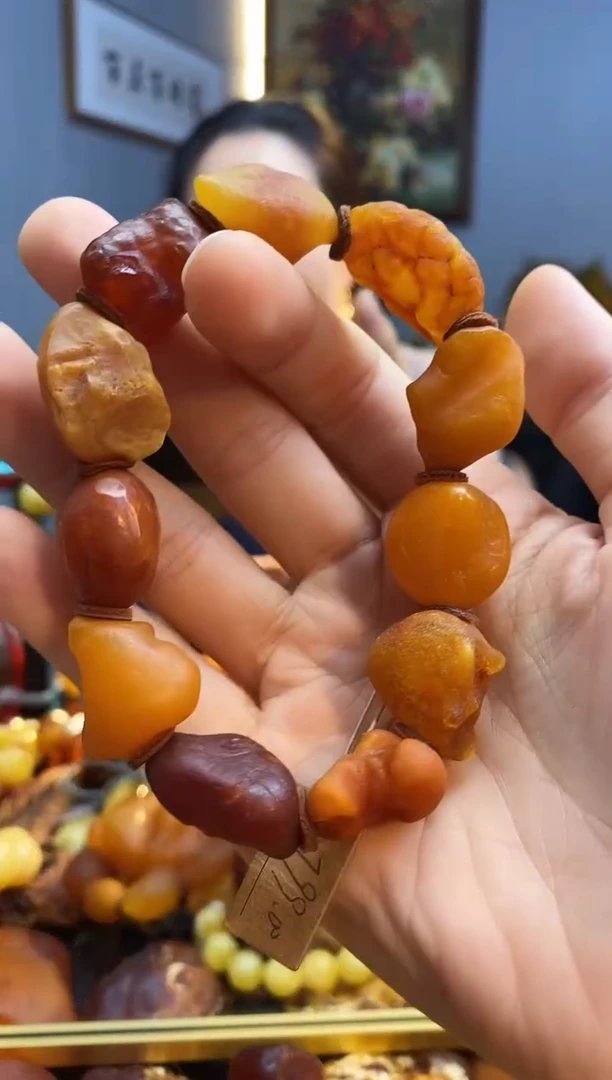 未镶嵌琥珀手串手串