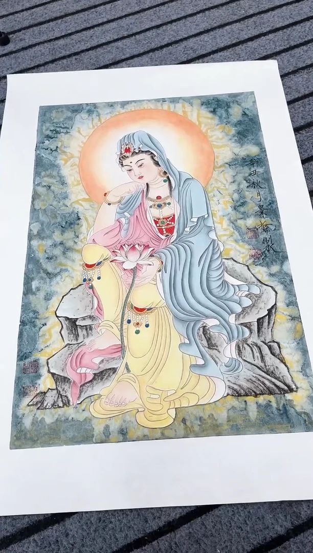 精品国画人物作品