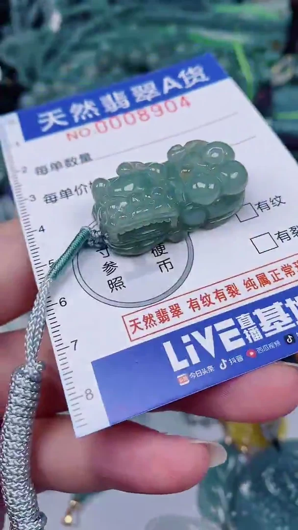 翡翠未镶嵌颈饰00008904