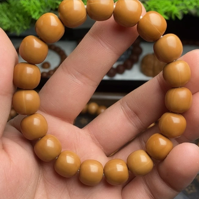 龙炎大老型猴头手串微瑕