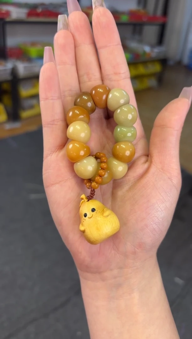 【闪购商品】菩提根/象牙果吊坠   14mm菩提根木有压力手捻