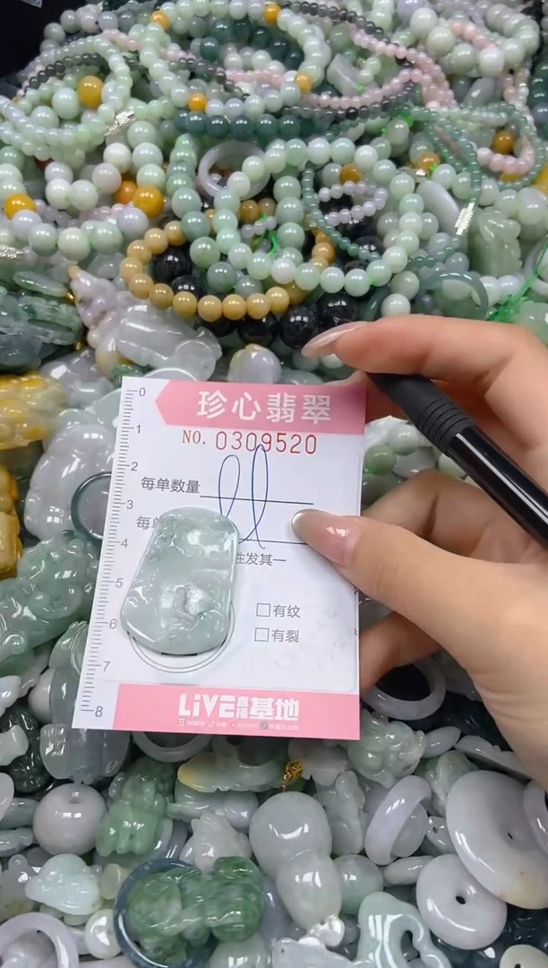 翡翠未镶嵌颈饰闪购0309520