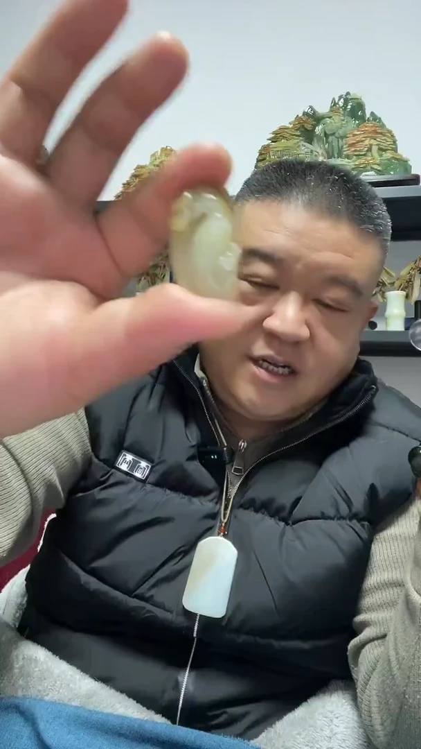 吊坠(赠链)未镶嵌和田玉鹦鹉吊坠