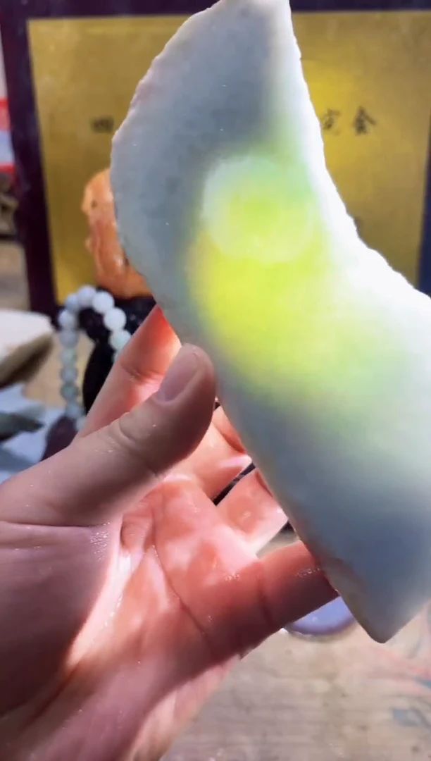 未镶嵌挂件翡翠A货常星7418