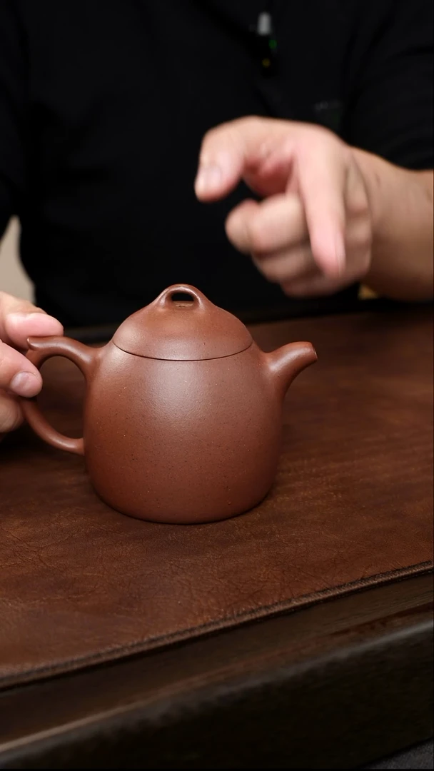 原矿紫泥 秦权壶 230cc