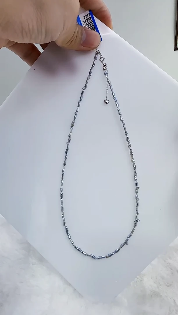 未镶嵌海水珍珠DA海水keshi项链 y115