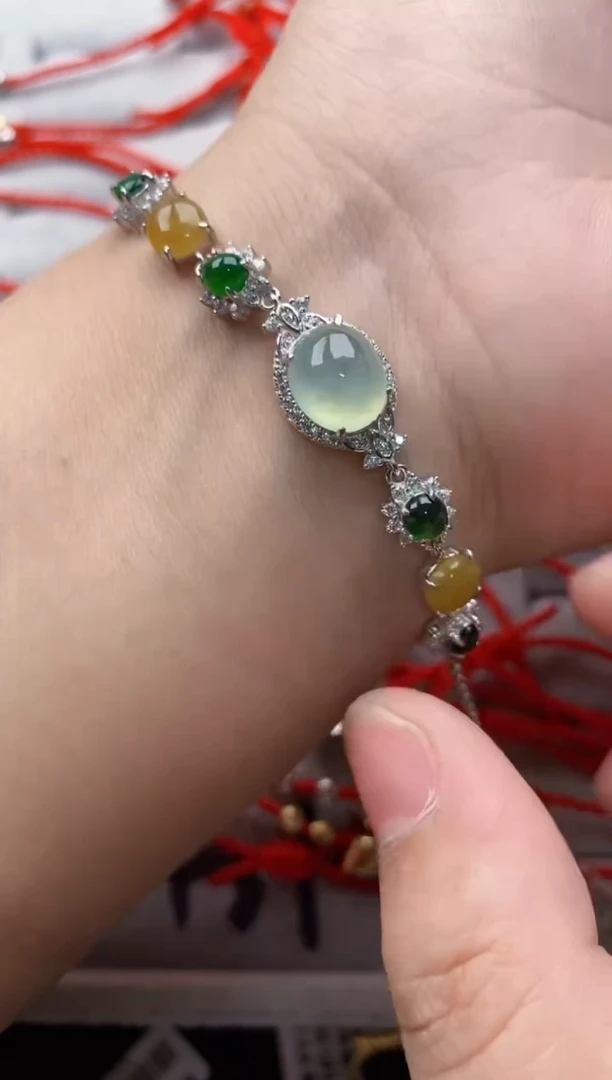 【闪购商品】翡翠戒指银S925镶嵌333333---6