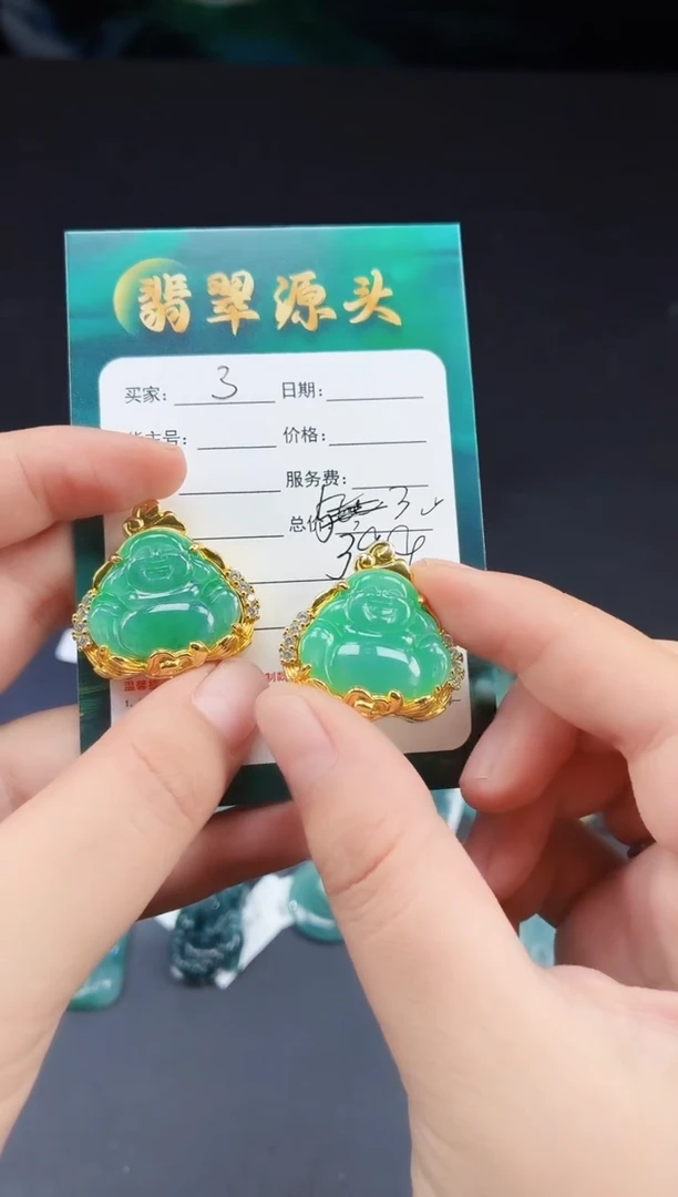 翡翠未镶嵌颈饰DLZ25072303多样性发其一