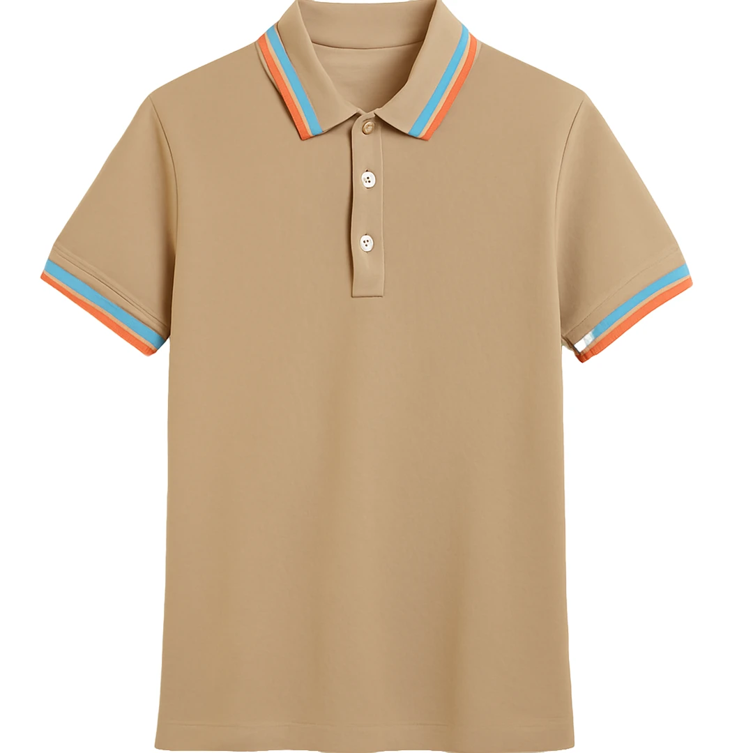 高级得体休闲时尚商务精英复古绅士POLO短袖衫684