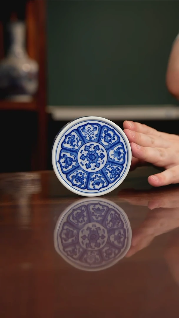 晓月柴窑 八宝盖置