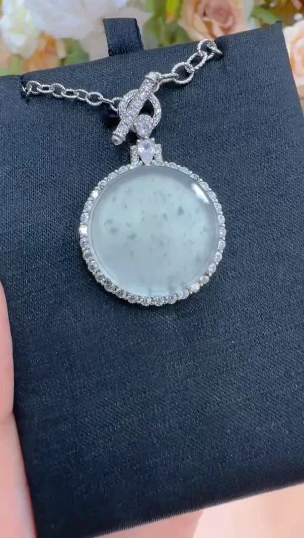 套链银S925镶嵌翡翠多样性团购发一件