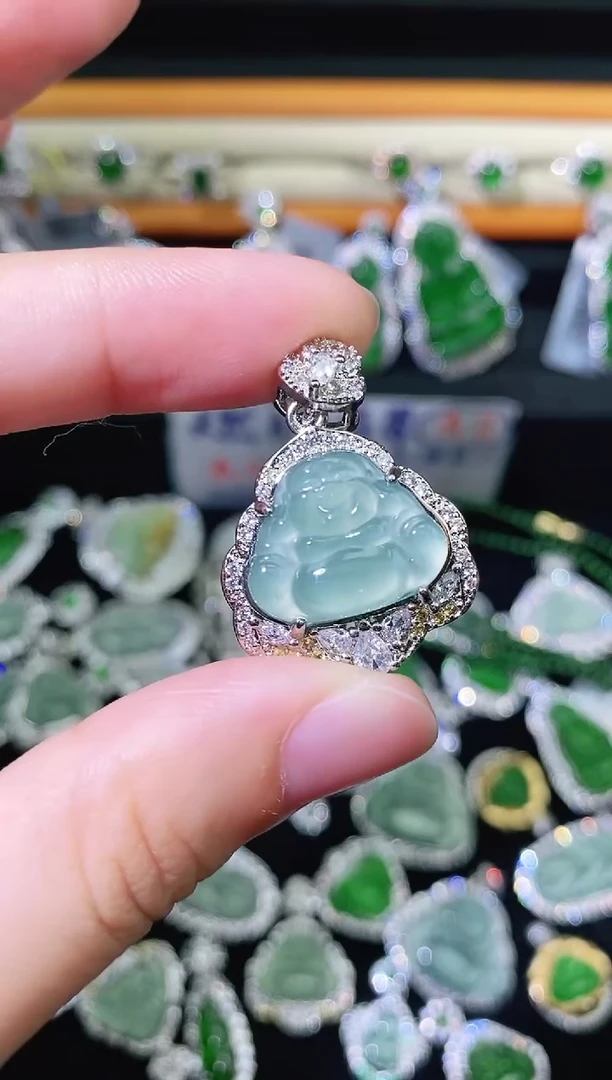 翡翠未镶嵌颈饰精美翡翠-多样性只发一件S969