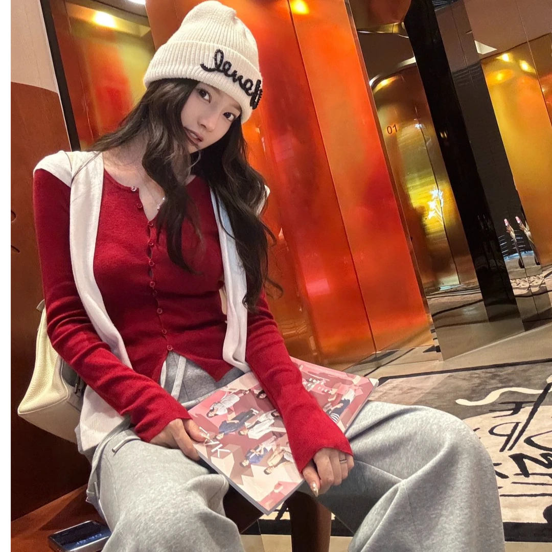 2025早秋新款时尚套装气质显瘦洋气休闲百搭性感辣妹外穿上衣长裤