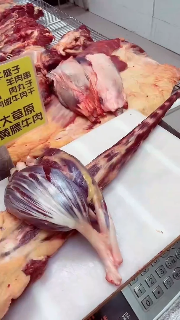中国大陆食用农产品12个月魔**贝腱子2.2斤+牛尾3.6斤