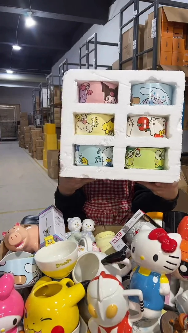 【闪购商品】杯三利鸥饭碗6件套