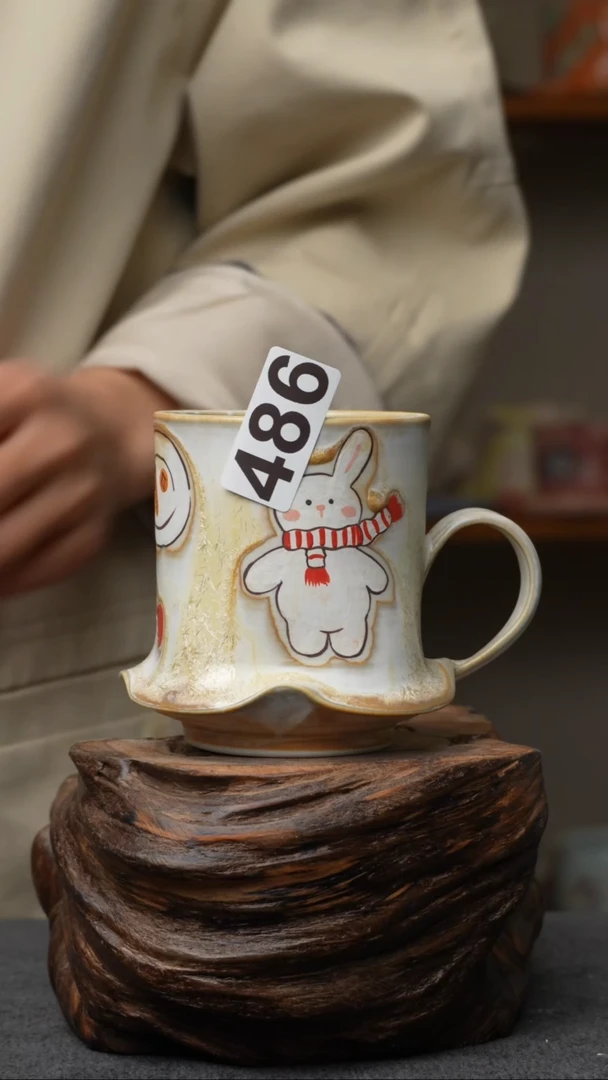 杯子486景德镇手创手绘杯（食品级）