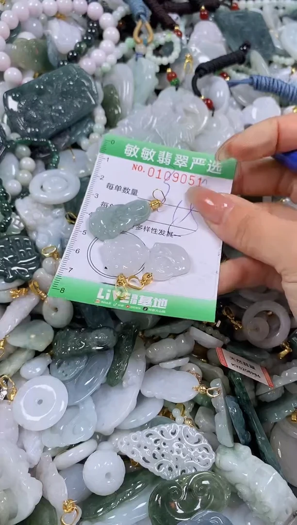 【闪购商品】翡翠颈饰未镶嵌闪购0109051多样性发其一
