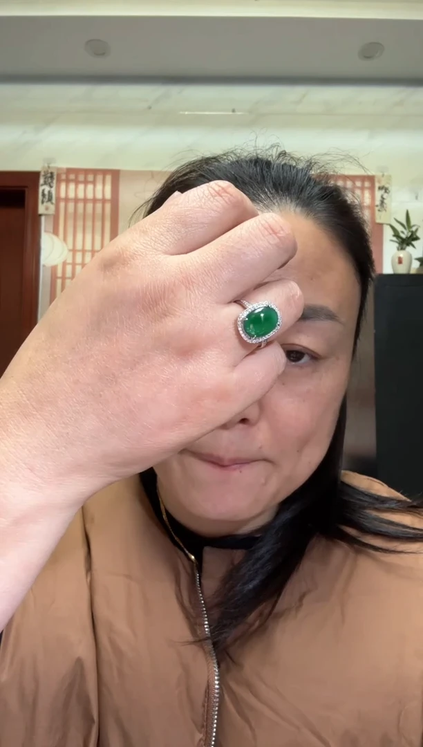 颈饰银S925镶嵌翡翠00001523