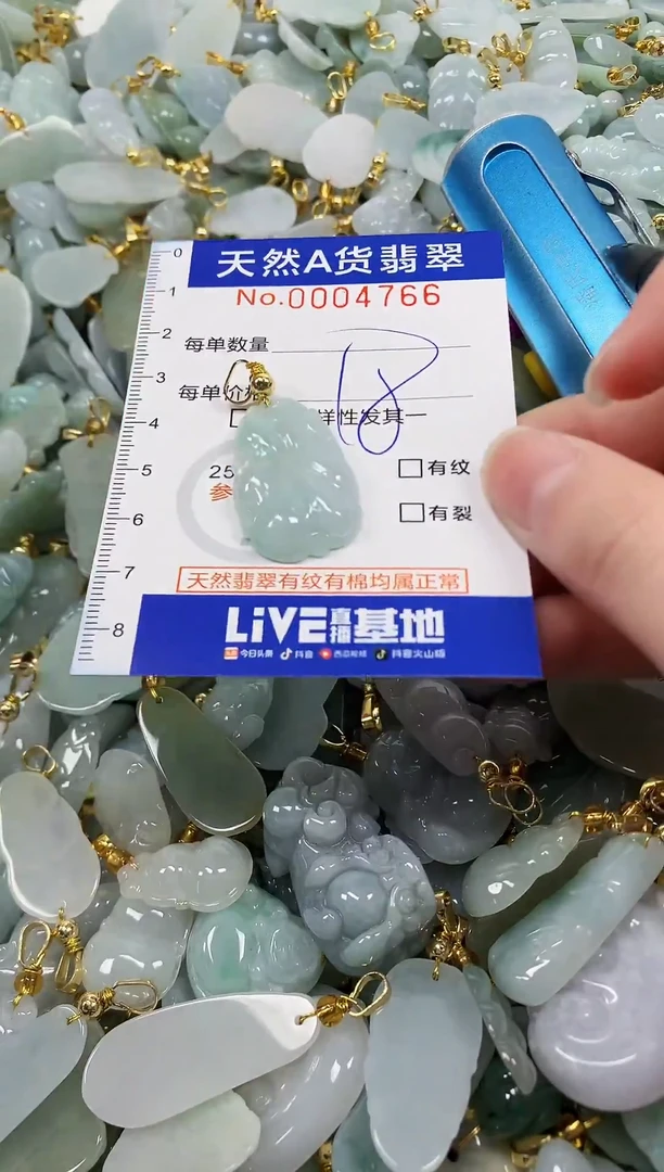 颈饰未镶嵌翡翠纯天然a货翡翠