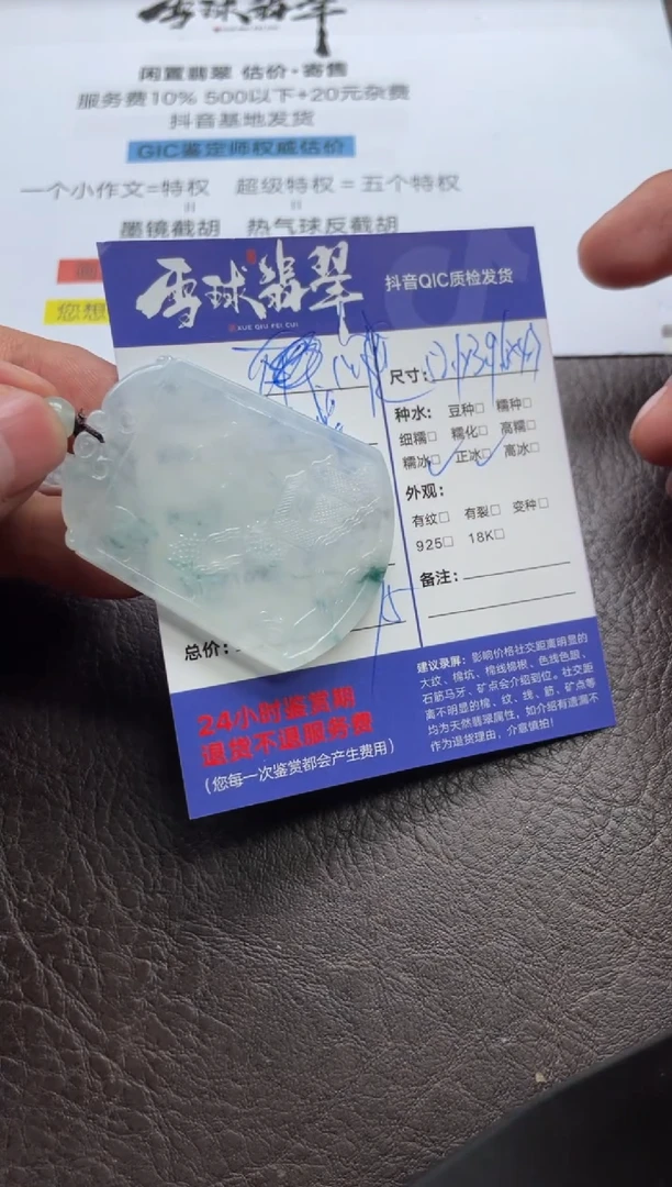 翡翠未镶嵌颈饰1375424108