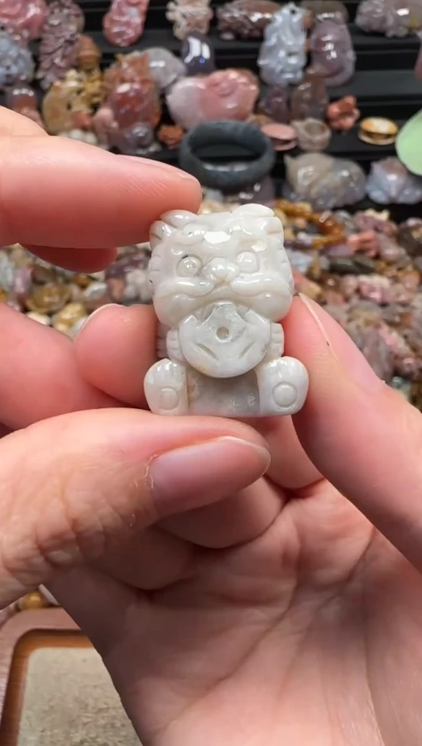 颈饰未镶嵌硅化珊瑚（珊瑚玉）754