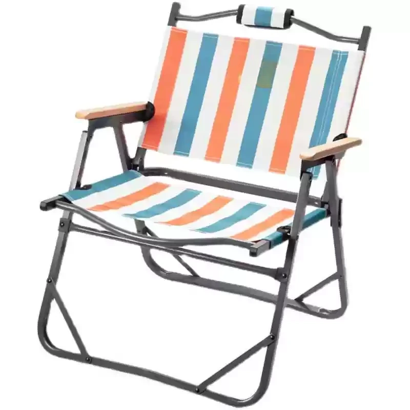 户外折叠椅克米特椅子600D牛津布便携钓鱼靠背椅铝合金露营椅子