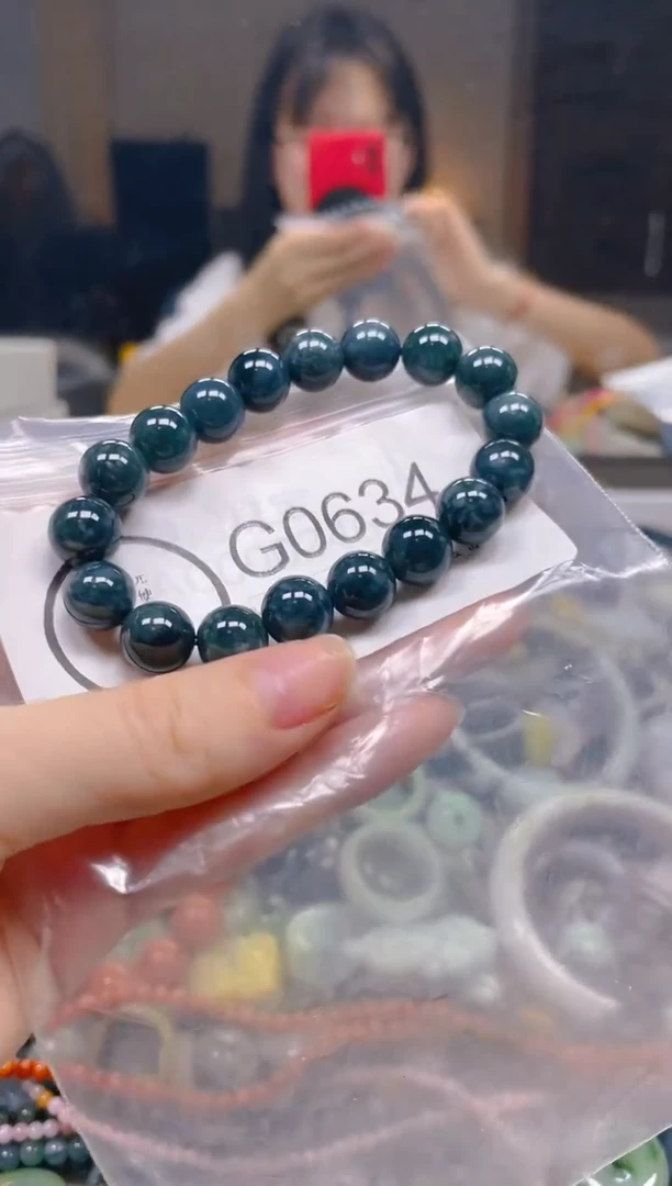 翡翠未镶嵌颈饰10MM/G/翡翠A货一图一物