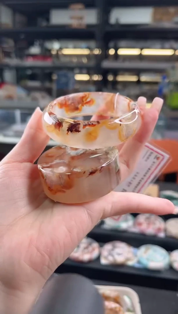 未镶嵌手镯石英质玉56圈口（赠品镯心）S951635