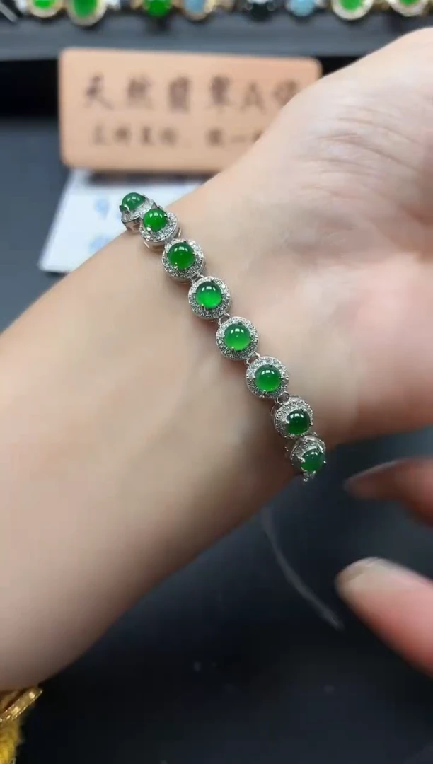 银S925镶嵌戒指翡翠111111