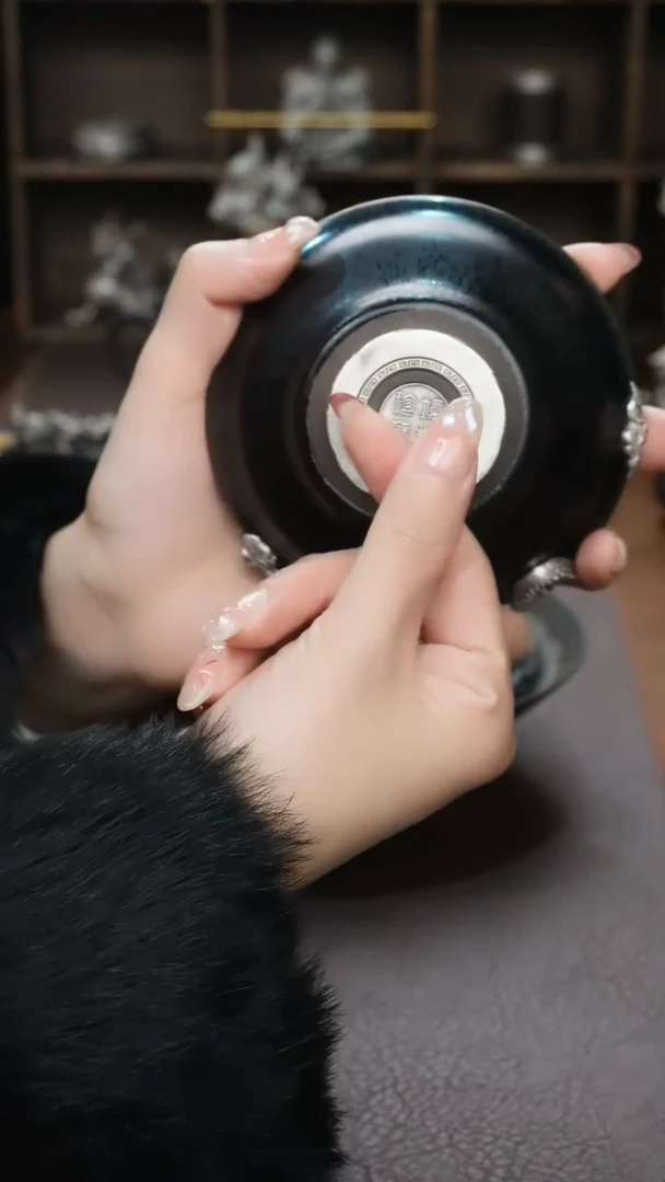 【闪购商品】境秋建盏主人杯高定