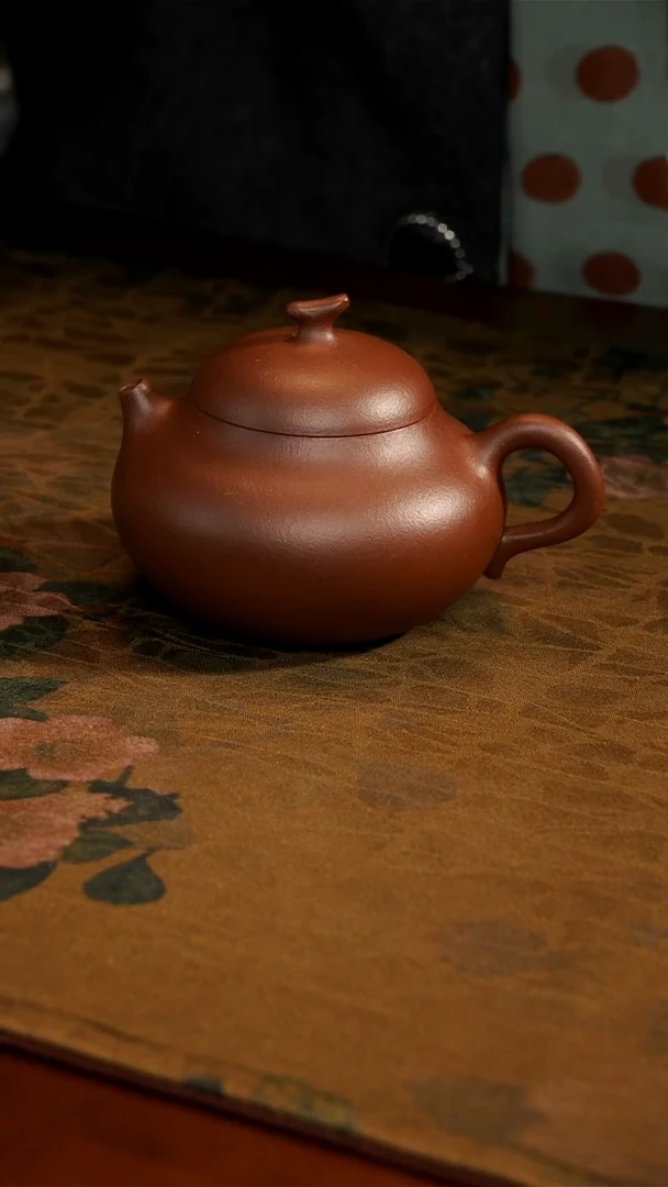 茶壶紫砂红皮龙葫芦壶