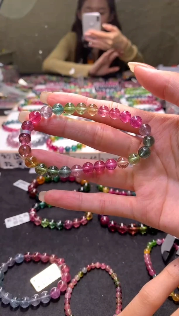 未镶嵌手串碧玺A79【天然碧玺】